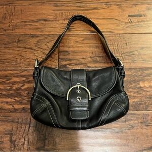 Coach 9247 Soho Hobo Buckle Flap Vintage Purse